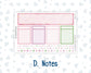 Kit 0253 - Laurel Denise The Scout Planner Small - Monthly Kit - February - Rosy Daydreams