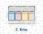 Kit 0304 - Laurel Denise The Scout Planner Small - Monthly Kit - November - Autumn In Bloom