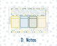 Kit 0274 - Laurel Denise The Scout Planner Small - Monthly Kit - July - Sunny Lemon Shore