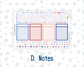 Kit 0273 - Laurel Denise The Scout Planner Small - Monthly Kit - July - Americana In Bloom