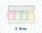 Kit 0267 - Laurel Denise The Scout Planner Small - Monthly Kit - May - Flowers For Mama