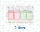 Kit 0276 - Laurel Denise The Scout Planner Small - Monthly Kit - July - Melon Crush