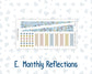 Kit 0265 - Laurel Denise The Scout Planner Small - Monthly Kit - May - Honeybee Sky