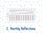 Kit 0262 - Laurel Denise The Scout Planner Small - Monthly Kit - April - Spring Puffs
