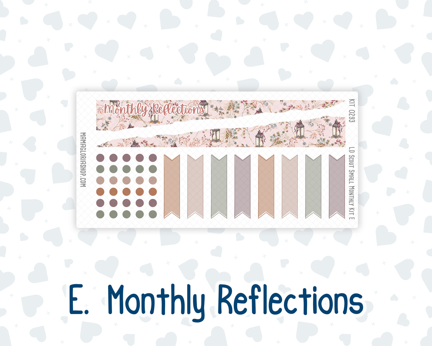 Kit 0293 - Laurel Denise The Scout Planner Small - Monthly Kit - September - Fleur de Provence