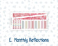 Kit 0254 - Laurel Denise The Scout Planner Small - Monthly Kit - February - Valentine Village