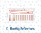 Kit 0294 - Laurel Denise The Scout Planner Small - Monthly Kit - September - Rosy Reveria