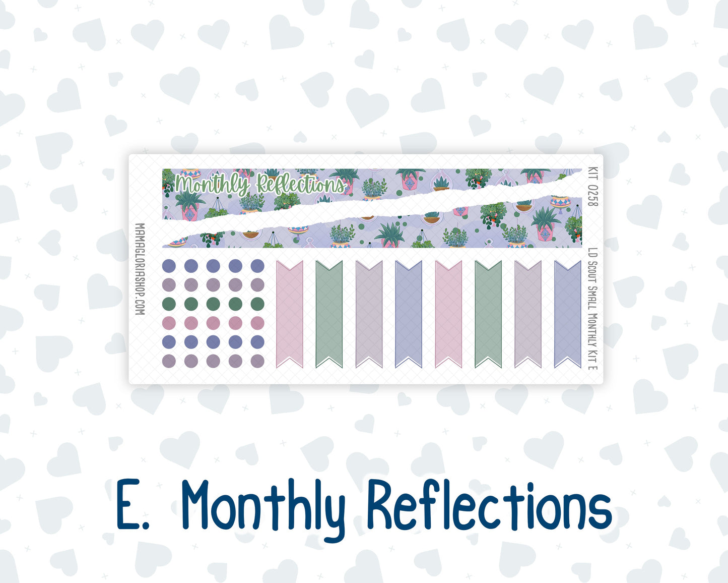 Kit 0258 - Laurel Denise The Scout Planner Small - Monthly Kit - March - Plant Therapy