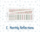 Kit 0257 - Laurel Denise The Scout Planner Small - Monthly Kit - March - Blush Garden