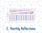 Kit 0252 - Laurel Denise The Scout Planner Small - Monthly Kit - February - Tokyo Candy Cloud