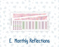 Kit 0253 - Laurel Denise The Scout Planner Small - Monthly Kit - February - Rosy Daydreams