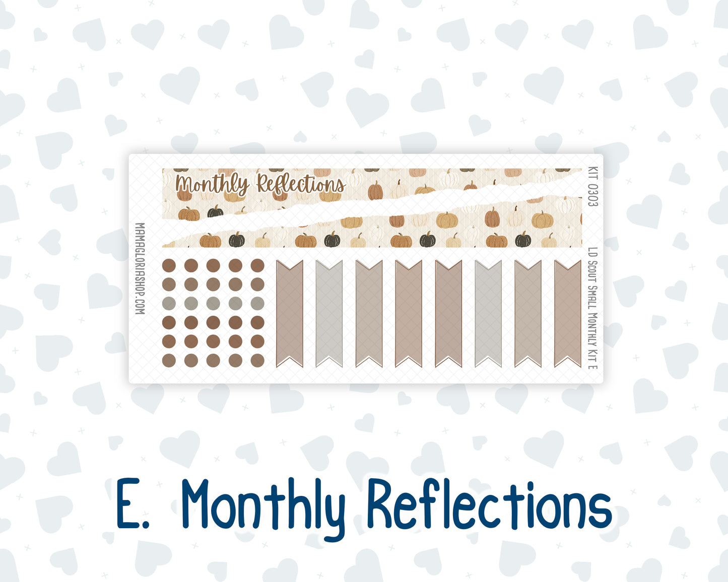 Kit 0303 - Laurel Denise The Scout Planner Small - Monthly Kit - November - Into The Woods