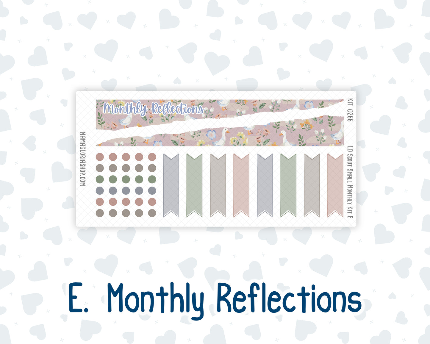 Kit 0266 - Laurel Denise The Scout Planner Small - Monthly Kit - May - Froggy Lake Picnic