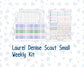 Kit 0258 - Laurel Denise The Scout Planner Small - Weekly Kit - March - Plant Therapy