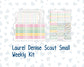 Kit 0267 - Laurel Denise The Scout Planner Small - Weekly Kit - May - Flowers For Mama
