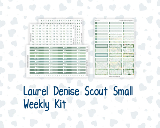 Kit 0264 - Laurel Denise The Scout Planner Small - Weekly Kit - May - Spring Walk