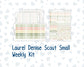 Kit 0295 - Laurel Denise The Scout Planner Small - Weekly Kit - September - Apple Harvest