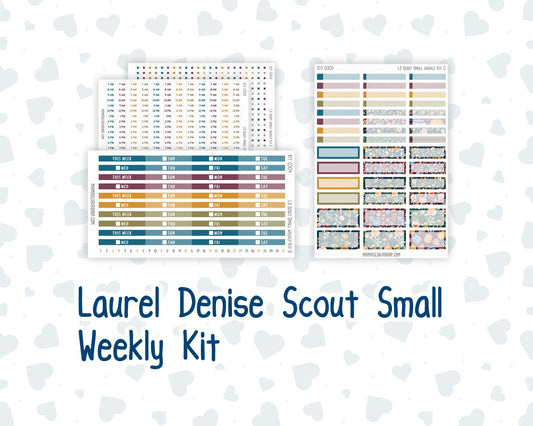 Kit 0304 - Laurel Denise The Scout Planner Small - Weekly Kit - November - Autumn In Bloom