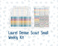 Kit 0304 - Laurel Denise The Scout Planner Small - Weekly Kit - November - Autumn In Bloom