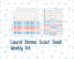 Kit 0268 - Laurel Denise The Scout Planner Small - Weekly Kit - June - Sea Sweeties