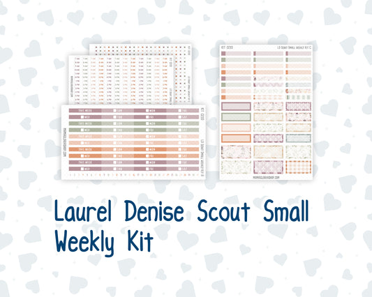 Kit 0293 - Laurel Denise The Scout Planner Small - Weekly Kit - September - Fleur de Provence