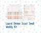 Kit 0293 - Laurel Denise The Scout Planner Small - Weekly Kit - September - Fleur de Provence