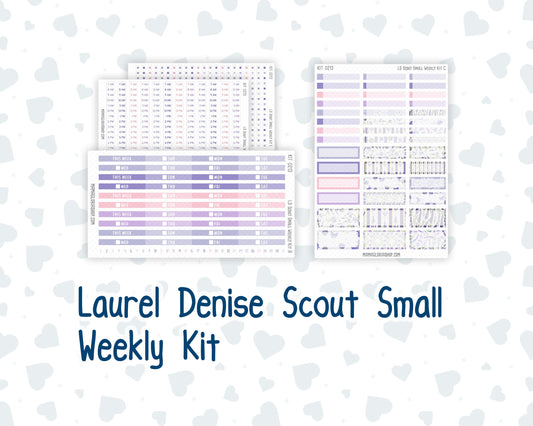 Kit 0213 - Laurel Denise The Scout Planner Small - Weekly Kit - April - Provence