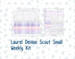 Kit 0213 - Laurel Denise The Scout Planner Small - Weekly Kit - April - Provence