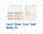 Kit 0300 - Laurel Denise The Scout Planner Small - Weekly Kit - October - Autumn Stroll