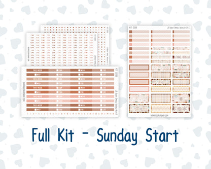 Kit 0296 - Laurel Denise The Scout Planner Small - Weekly Kit - September - Coffee Break