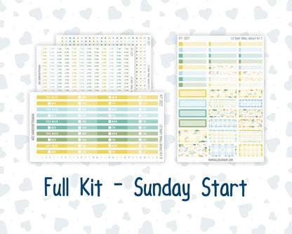 Kit 0227 - Laurel Denise The Scout Planner Small - Weekly Kit - July - Lemon Grove