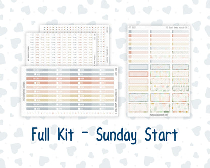 Kit 0261 - Laurel Denise The Scout Planner Small - Weekly Kit - April - Llama Spring