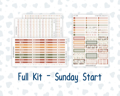 Kit 0298 - Laurel Denise The Scout Planner Small - Weekly Kit - October - Velvet Bloom