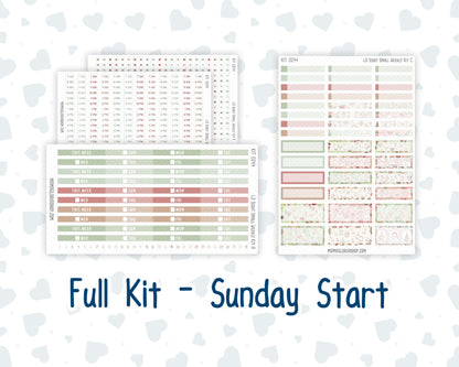 Kit 0244 - Laurel Denise The Scout Planner Small - Weekly Kit - December - Santas Village