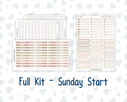 Kit 0301 - Laurel Denise The Scout Planner Small - Weekly Kit - November - Sunday Comfort