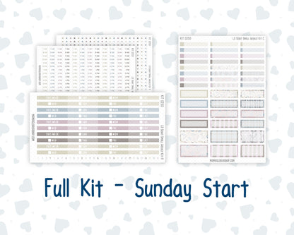 Kit 0250 - Laurel Denise The Scout Planner Small - Weekly Kit - Quiet January
