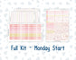 Kit 0294 - Laurel Denise The Scout Planner Small - Weekly Kit - September - Rosy Reveria