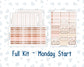 Kit 0296 - Laurel Denise The Scout Planner Small - Weekly Kit - September - Coffee Break