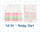 Kit 0276 - Laurel Denise The Scout Planner Small - Weekly Kit - July - Melon Crush