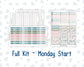 Kit 0275 - Laurel Denise The Scout Planner Small - Weekly Kit - July - Tropical Safari Blush