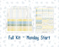 Kit 0274 - Laurel Denise The Scout Planner Small - Weekly Kit - July - Sunny Lemon Shore