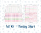 Kit 0253 - Laurel Denise The Scout Planner Small - Weekly Kit - February - Rosy Daydreams