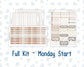 Kit 0303 - Laurel Denise The Scout Planner Small - Weekly Kit - November - Into The Woods