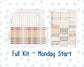 Kit 0298 - Laurel Denise The Scout Planner Small - Weekly Kit - October - Velvet Bloom