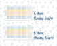 Kit 0265 - Laurel Denise The Scout Planner Small - Weekly Kit - May - Honeybee Sky