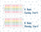 Kit 0260 - Laurel Denise The Scout Planner Small - Weekly Kit - April - Pastel Egg Hunt