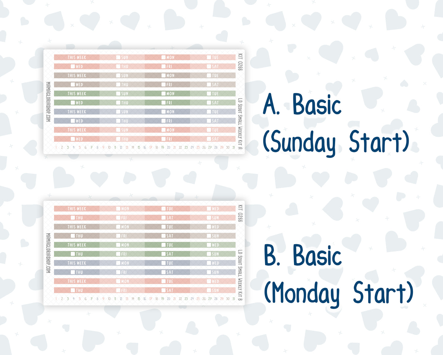 Kit 0266 - Laurel Denise The Scout Planner Small - Weekly Kit - May - Froggy Lake Picnic
