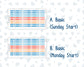 Kit 0268 - Laurel Denise The Scout Planner Small - Weekly Kit - June - Sea Sweeties