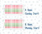 Kit 0276 - Laurel Denise The Scout Planner Small - Weekly Kit - July - Melon Crush