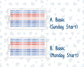 Kit 0273 - Laurel Denise The Scout Planner Small - Weekly Kit - July - Americana In Bloom